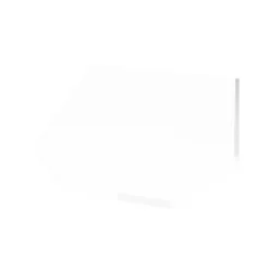 Glasbodenplatte 8mm Sechseck100x120cm