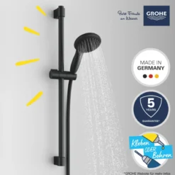 Grohe Brausestangenset Vitalio Start 110 2 Strahlarten (Rain, Jet)