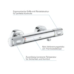 Grohe Brausethermostat Precision Feel chrom 31,3 cm
