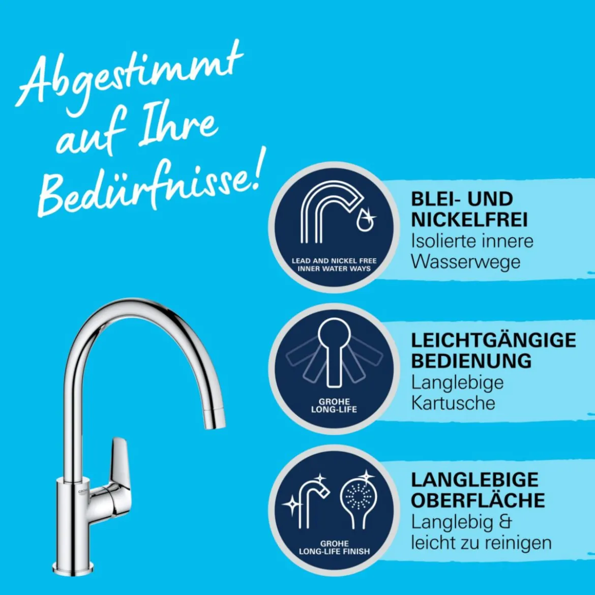 Grohe Einhand-Spültischbatterie Start Edge 1/2"