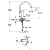 Grohe Einhand-Spültischbatterie Wave Cosmopolitan1/2"