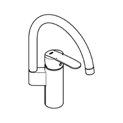 Grohe Einhand-Spültischbatterie Wave Cosmopolitan1/2