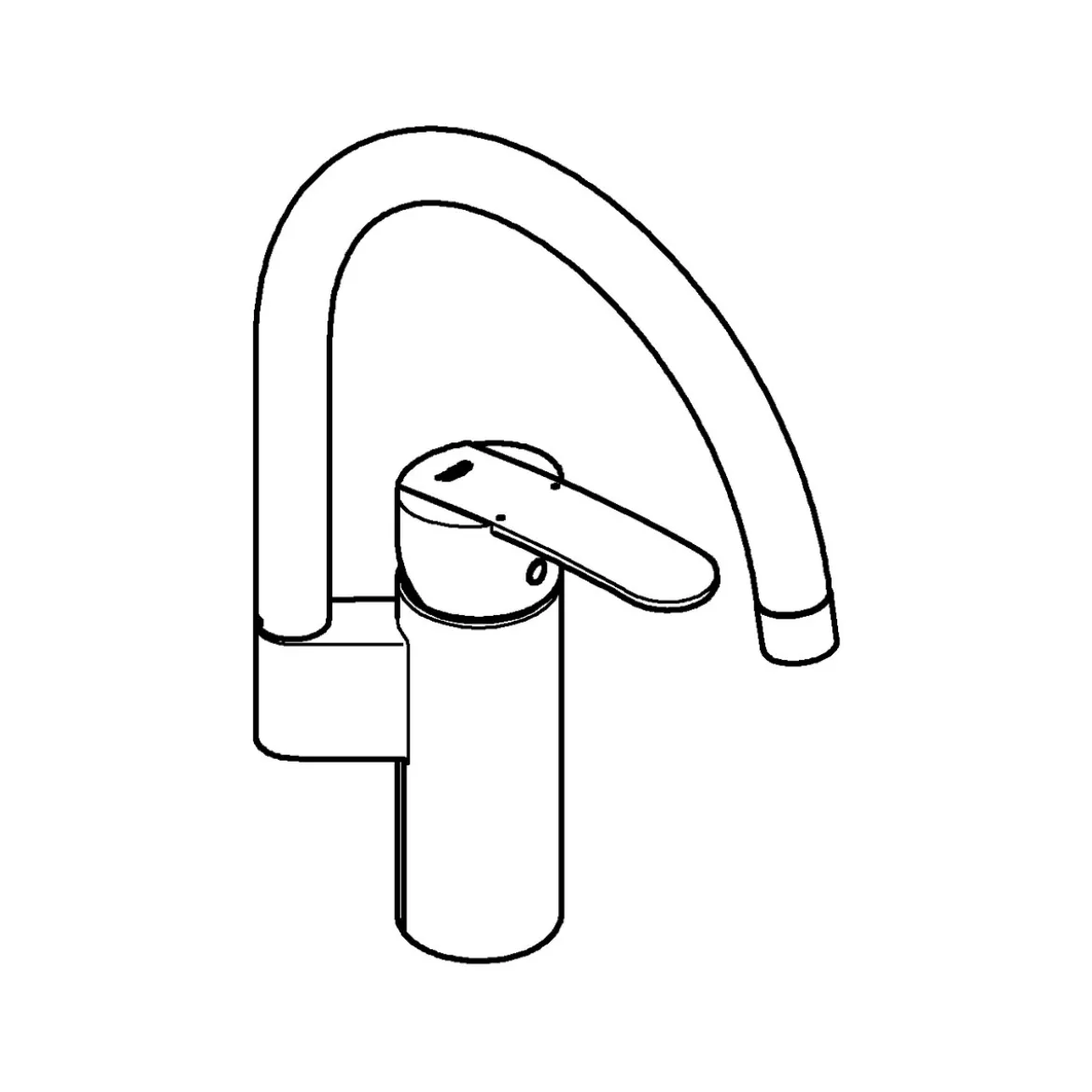 Grohe Einhand-Spültischbatterie Wave Cosmopolitan1/2"