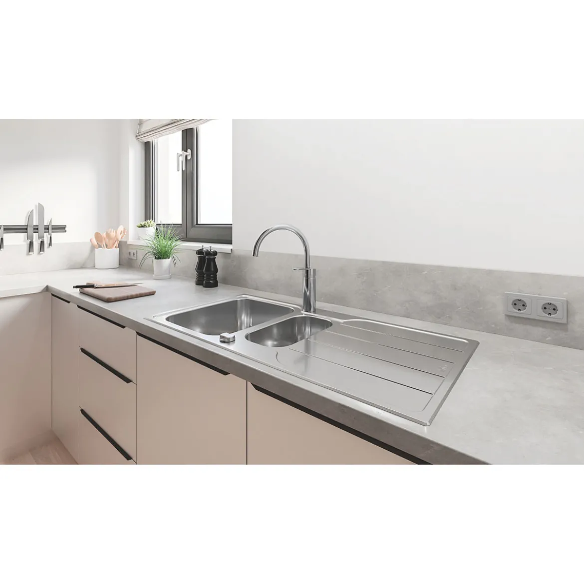 Grohe Einhand-Spültischbatterie Wave Cosmopolitan1/2"