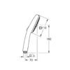 Grohe Handbrause Vitalio Comfort 110 2 Strahlarten
