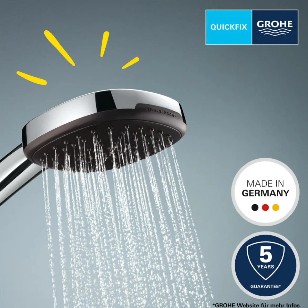 Grohe Handbrause Vitalio Comfort 110 2 Strahlarten