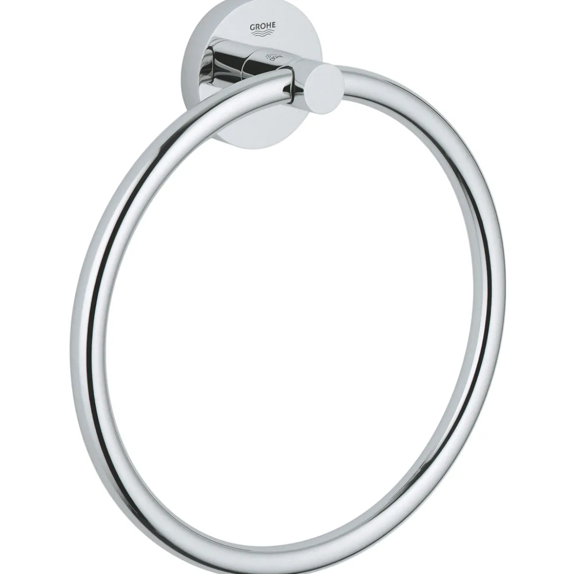 Grohe Handtuchring Essentials silber Durchmesser 18 cm