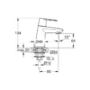 Grohe Standventil Eurodisc Cosmopolitan chrom Durchmesser 4,9 x 13,4 cm