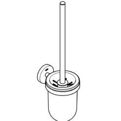 Grohe Toilettenbürstengarnitur Essentials 12,1 x 39,8 cm