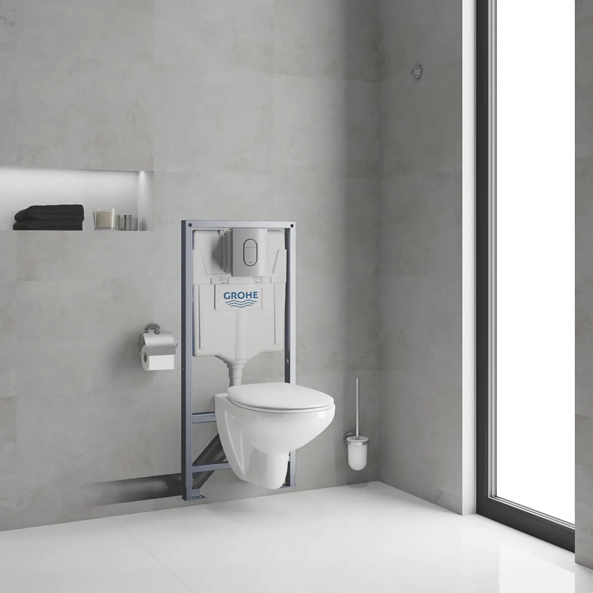 Grohe Wand-WC Komplett-Set Solido 5in1 inkl Befestigungsmaterial