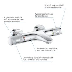 Grohe Wannenbatterie Precision Feel chrom 31,3 cm