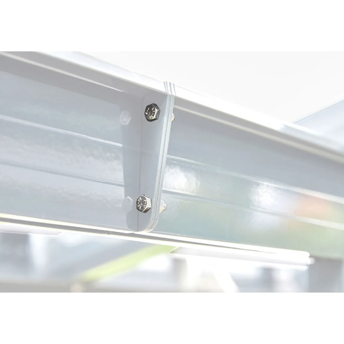 gutta Terrassenüberdachung Standard weiß 3,06 x 3,06 m