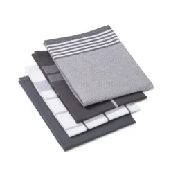 Gözze Geschirrtücher 100% Baumwolle 4er Pack 50x70cm anthrazit