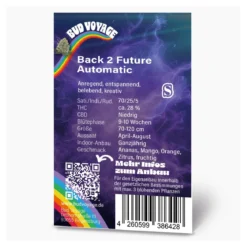 Hanfsamen BudVoyage Back 2 Future Auto3 Samen