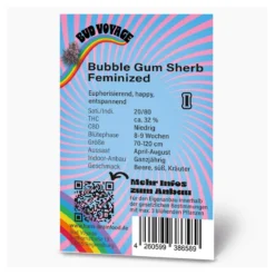 Hanfsamen BudVoyage Bubble Gum Sherb Fem3 Samen
