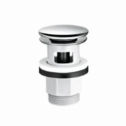 Hansgrohe WT-Armatur Focus 70, chrominkl. Push-Open-Ventil u. Zubehoer