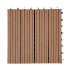HartmannWPC-Klickfliese braun 30 x 30 cm