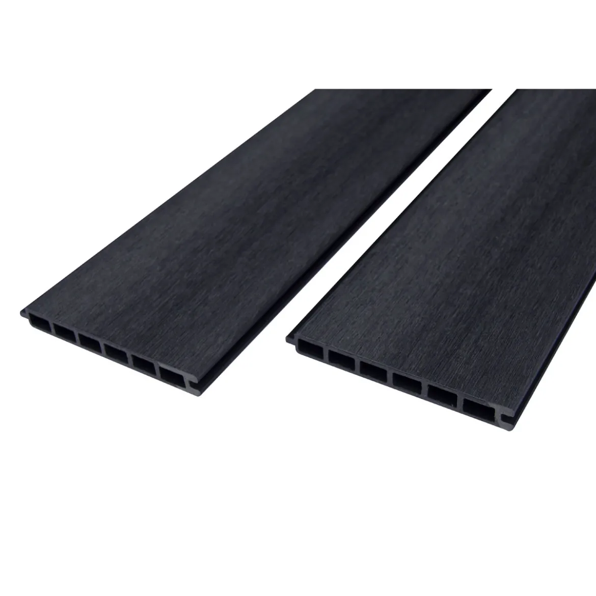 Hartmann WPC Steckzaunsystem anthrazit 6er-Pack