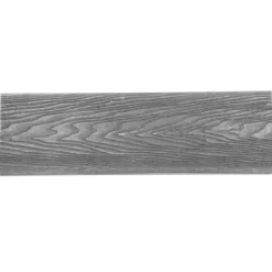Hartmann WPC-Terrassendiele grau geriffelt 200 x 14,5 x 2,3 cm