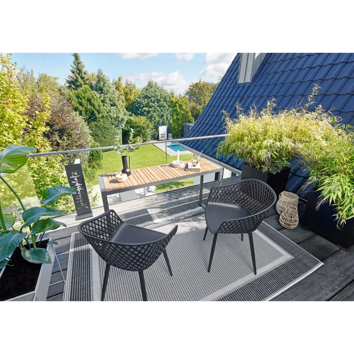 Haveson Balkon-Tisch Dresden BxHxT 138 x 75 x 42 cm