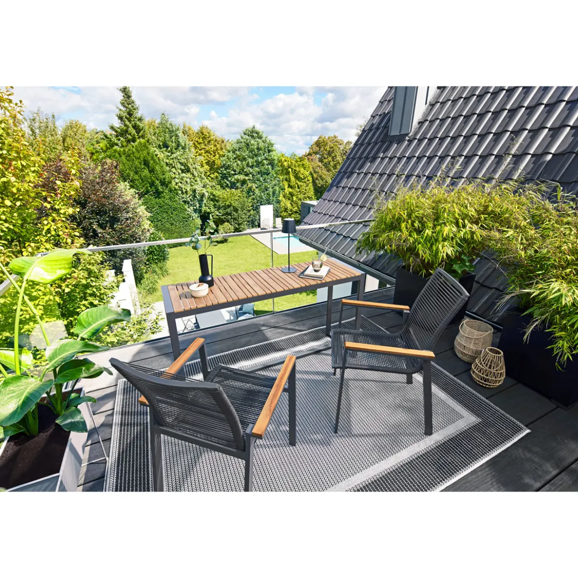 Haveson Balkon-Tisch Dresden BxHxT 138 x 75 x 42 cm