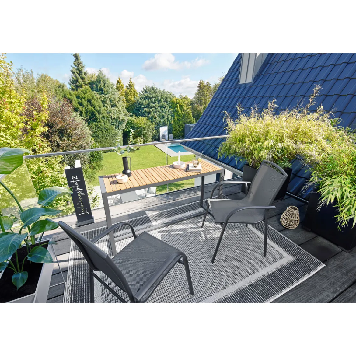 Haveson Balkon-Tisch Dresden BxHxT 138 x 75 x 42 cm