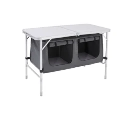 Haveson Camping-Tisch mit Ablagefächern