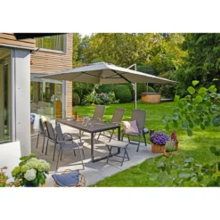 Haveson Gartentisch Kent mit Keramik-Tischplatte