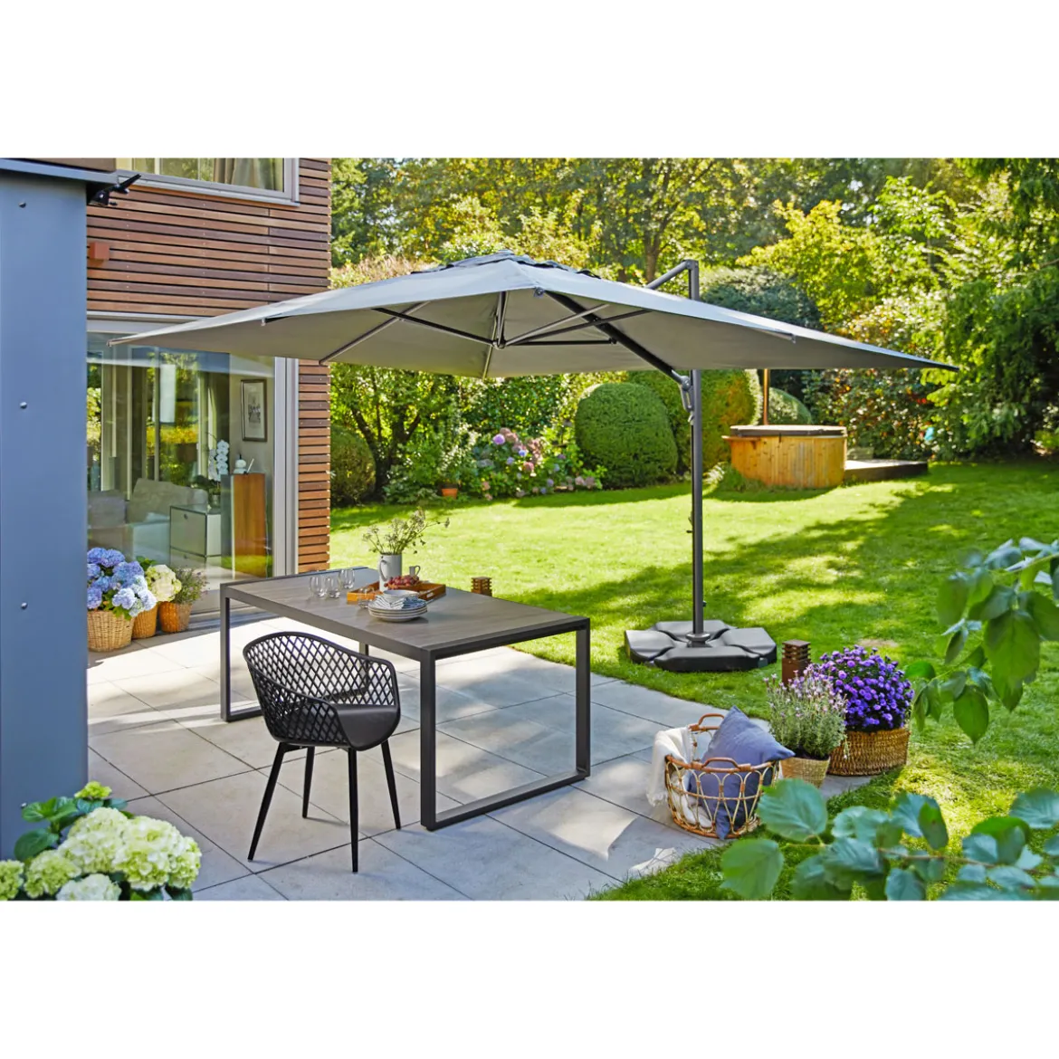 Haveson Gartentisch Kent mit Keramik-Tischplatte