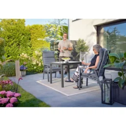 Haveson Gartentisch Trentino 80x73x80cm