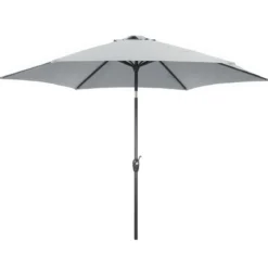 Haveson Marktschirm Lucca silbergrau 3 m