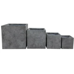 Haveson Pflanengefäßserie Wiped Grey