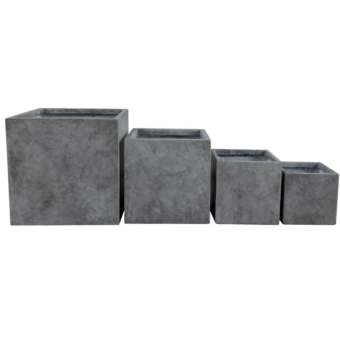 Haveson Pflanengefäßserie Wiped Grey