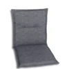 Haveson Sitzauflage Niederlehner 100x48x4cm anthrazit