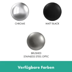 HG SP-Armatur Zesis M33,chrom,Keramik-Mischsystem,schwenkbar, Easy-Clean-Perl.