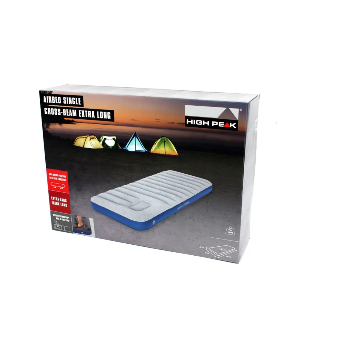High Peak Luftbett Cross Beam Single Extra Long