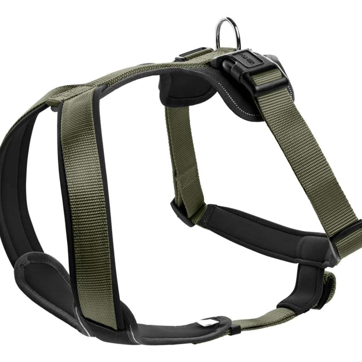 Hunter Geschirr Neopren oliv-schwarz Größe XS