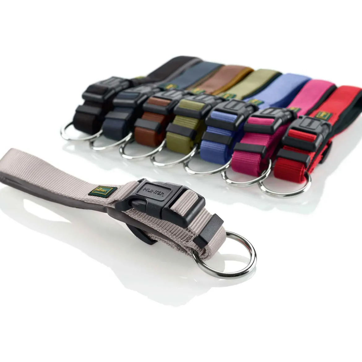 Hunter Halsung Neopren Vario Plus himbeer-schwarz Größe M