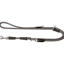 Hunter Verstellbare Führleine Freestyle grau 8 mm