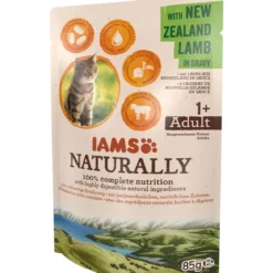IAMS Nassfutter Naturally Katze Erwachsen Lamm 85 g