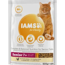 IAMS Trockenfutter Vital Katze Senior Huhn 800 g