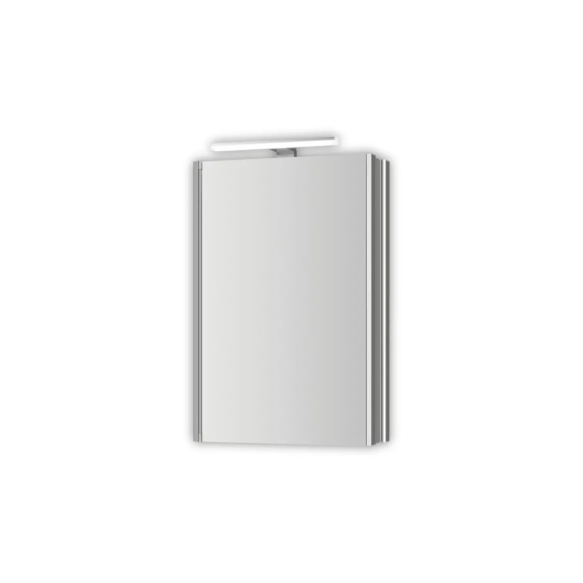 Jokey LED-Spiegelschrank Single Alu