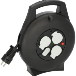 Kabelbox Vario-Line VL2-X 10m USB4-fach schwarz H05VV-F 3G1,5 2xUSB
