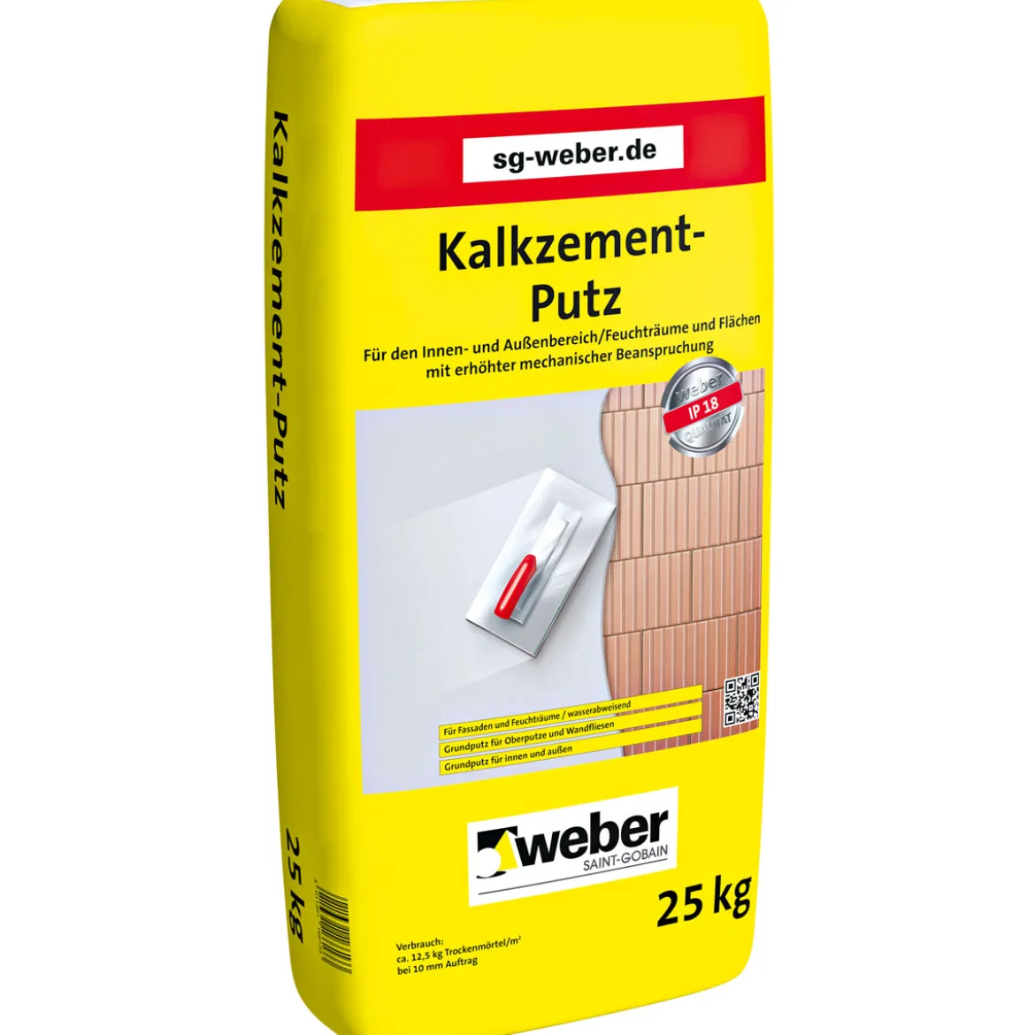 Kalkzement-Putz IP18 25 kg