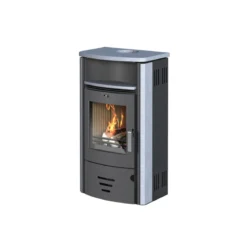 Kaminofen Stockholm 4.0 6,5kW GranitAnschl. oben 150mm