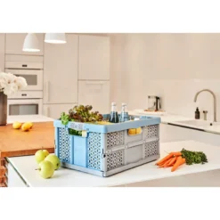 keeeper Klappbox Lea nordic blue 48,5 x 35 x 23,5 cm