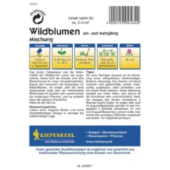 Kiepenkerl Wildblumen mit Kräutern Mischung ein-u.mehrjährig Profi-Line