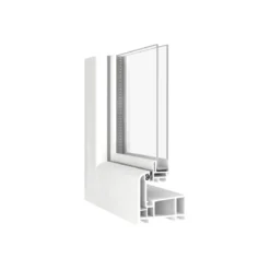 Kippfenster Q59 800 x 600 mm ISO Glas weiss