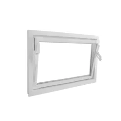 Kippfenster Q59 800 x 600 mm ISO Glas weiss