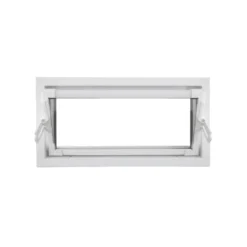 Kippfenster Q59 800 x 400 mm ISO Glas weiss